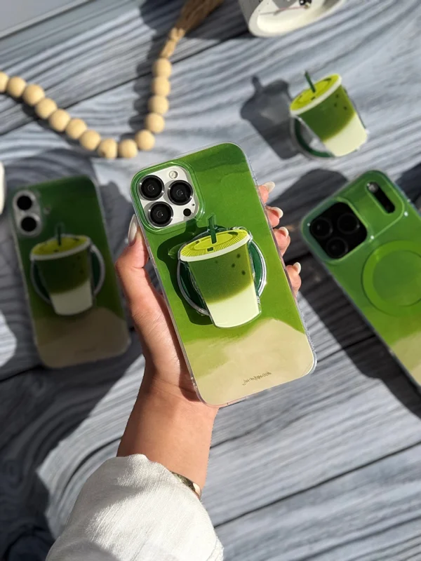 کاور طرح ماچا پاپ سوکت دار مدل: iPhone 17Promax - Image 6