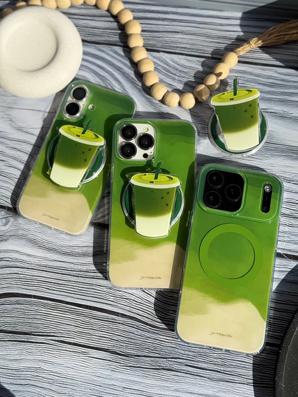 کاور طرح ماچا پاپ سوکت دار مدل: iPhone 15Pro - Image 5