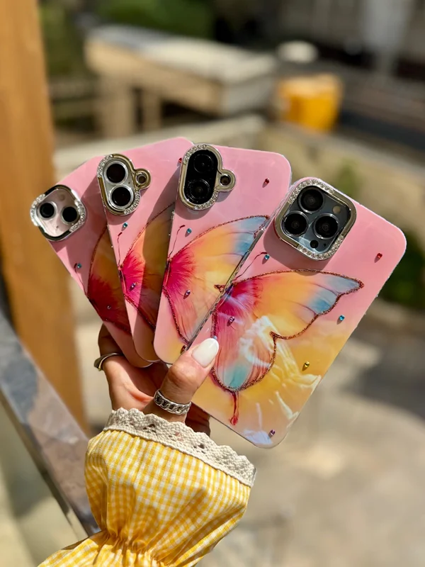 قاب طرح پروانه فانتزی مدل: iPhone 16Promax - Image 2