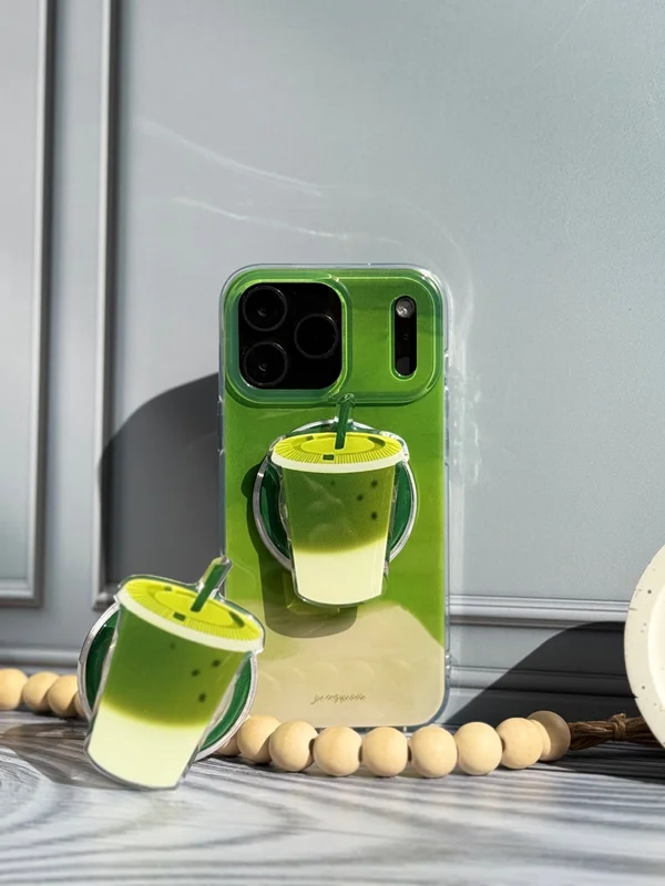 کاور طرح ماچا پاپ سوکت دار مدل: iPhone 16Pro - Image 4