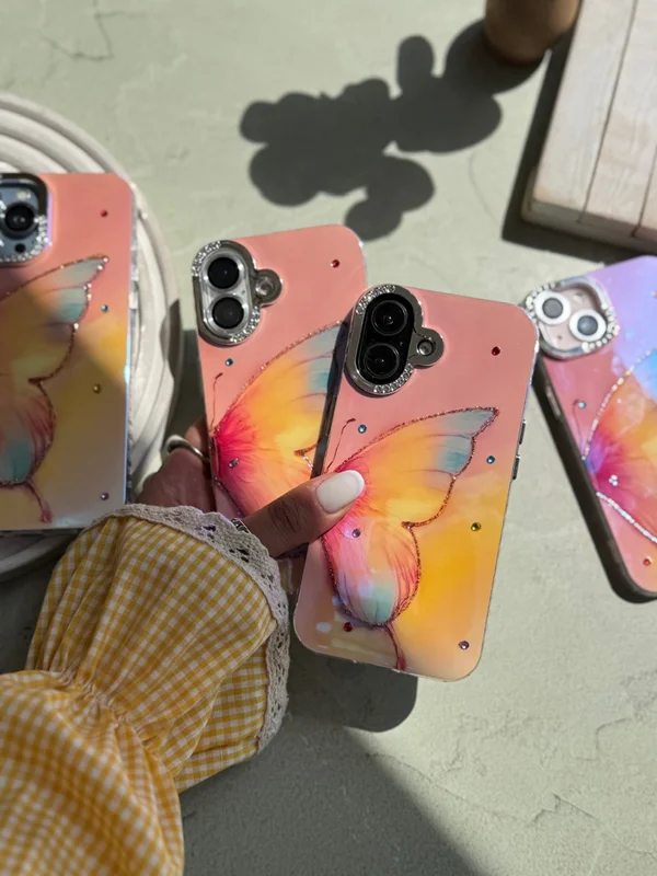 قاب طرح پروانه فانتزی مدل: iPhone 15Pro - Image 5